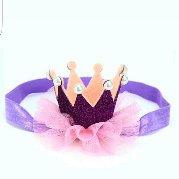 Baby girl NWOT crown headband