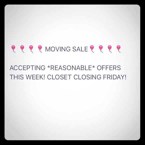 🎈CLOSET CLOSING THIS FRIDAY 10/28 🎈