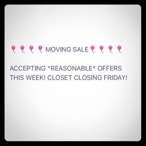 🎈CLOSET CLOSING THIS FRIDAY 10/28 🎈
