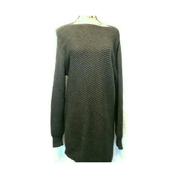 Sweater Dress, Gray Sweater Dress