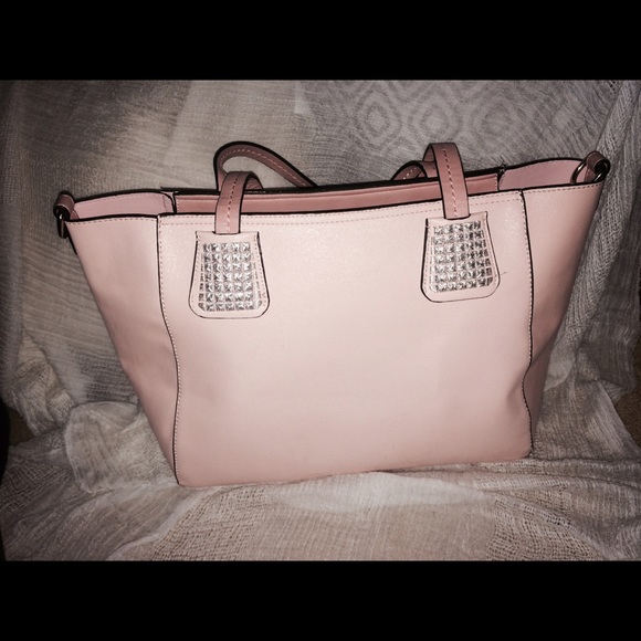 Baby pink over sized purse 👛