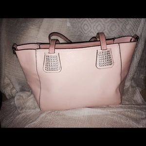 Baby pink over sized purse 👛