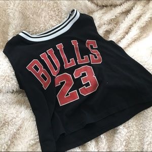 bulls 23 jersey inspired tank top