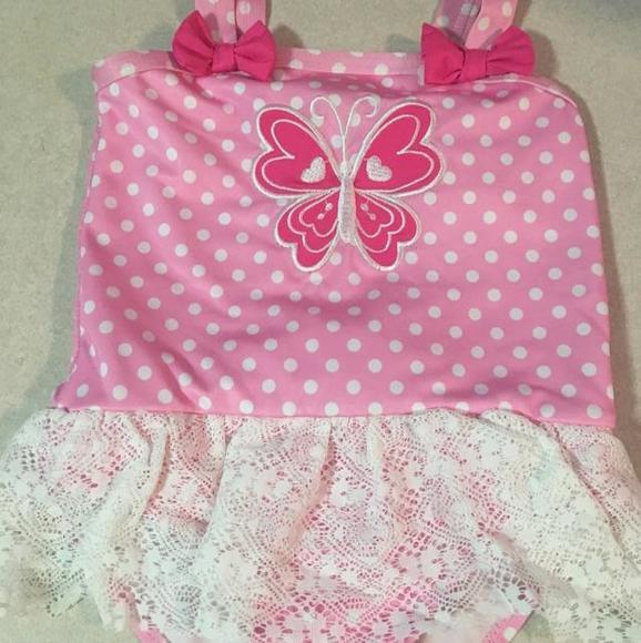 Pink swim suit