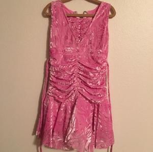 Velvet sleeveless dress 2-3 yrs