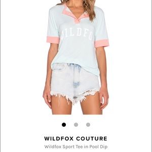 🚨$ FIRM🚨 Wildfox Couture Sport Tee-Pool Dip