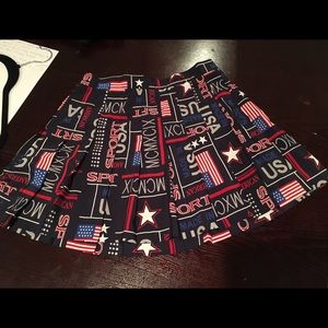 USA pleated skirt