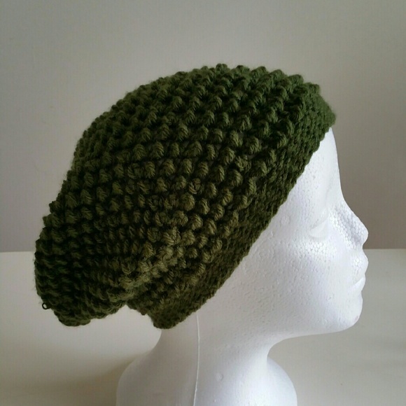 Crochet Slouchy Hat - Picture 2 of 3