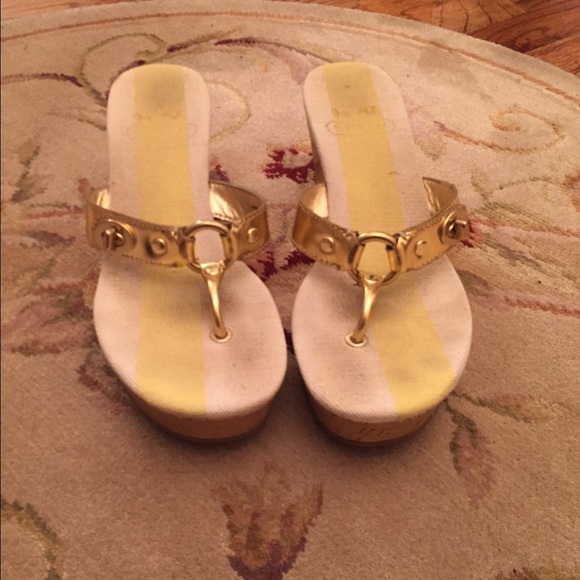 Gold coach wedges