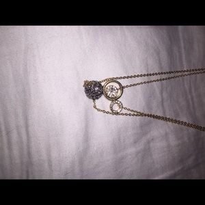 Gold multilayer necklace