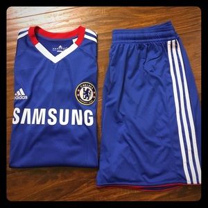 Adidas - Chelsea Football Club Soccer Uniform Set