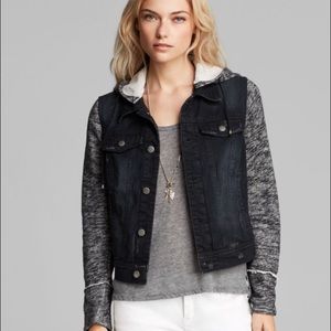 Free people black Jean jacket