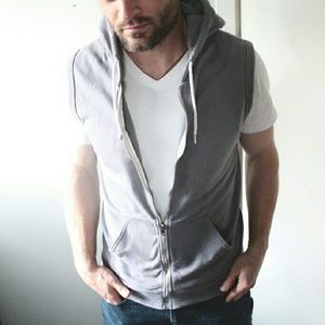 American Apparel Sleeveless Hoodie
