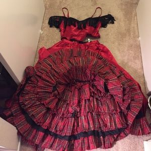 Can can Dancer Costume