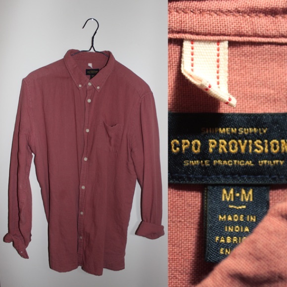 CPO Provisions Button Down (Salmon)