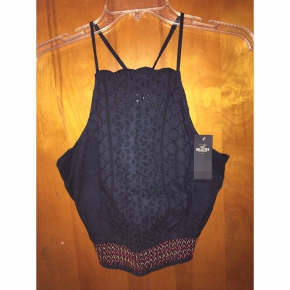 NWT Hollister Crochet Top