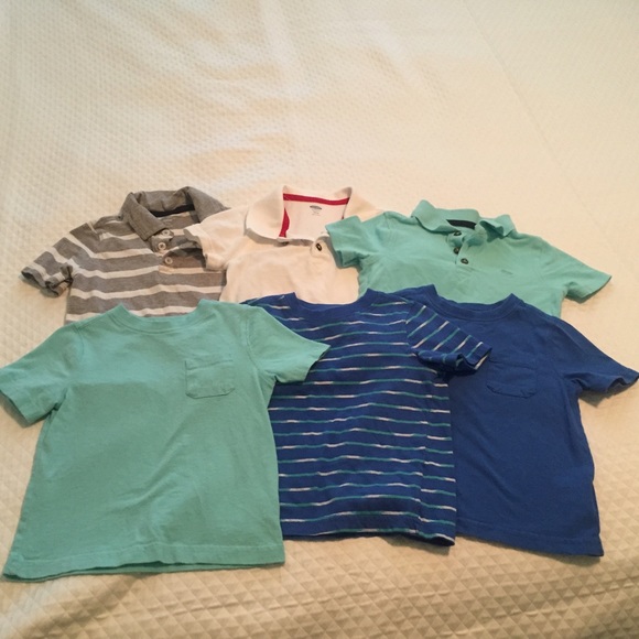 (Lot of 6) Boys 2T polos and tees - Old Navy - EUC