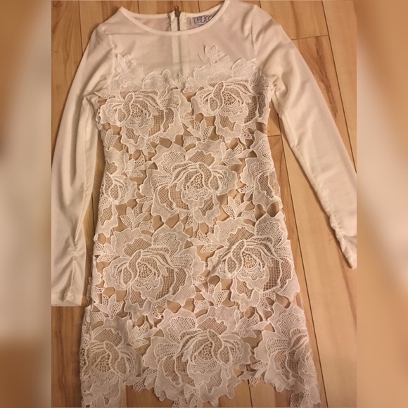 Nasty Gal lace crochet mini dress