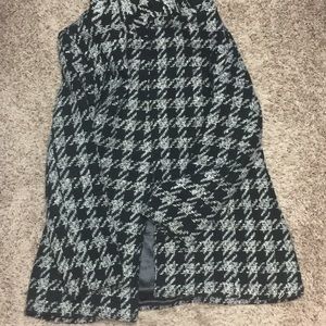 Houndstooth peacoat
