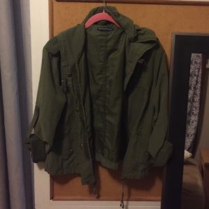 Brandy Melville green army jacket