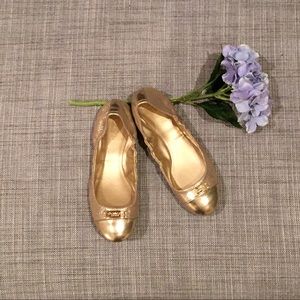 Coach Metallic Ballet Flat - Size 7, Worn once!