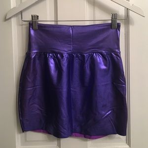 American Apparel Purple Mini Skirt