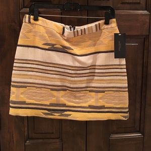 Zara yellow & blue skirt