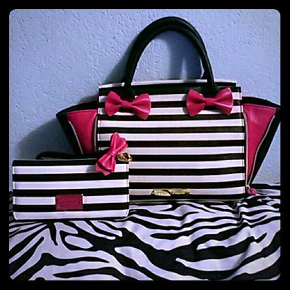 SOLD......... Betsey Johnson Purse with Wallet