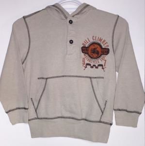 Light Tan Hooded Long Sleeve Shirt