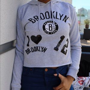 I ❤️ Brooklyn Crop Hoodie!