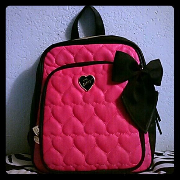 SOLD.... Betsey Johnson Backpack