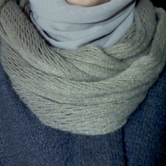 Taupe Infinity Scarf - Picture 4 of 4