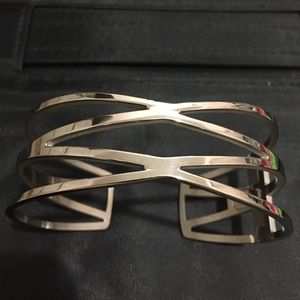 Stately Steel Bangle