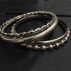 Stately Steel bangles