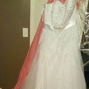Jasmine Wedding Dress and viel