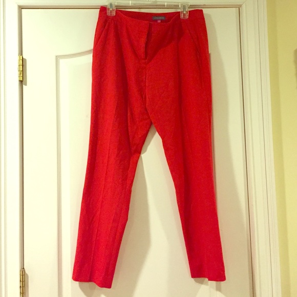 Red Vince Camuto trousers, size 6