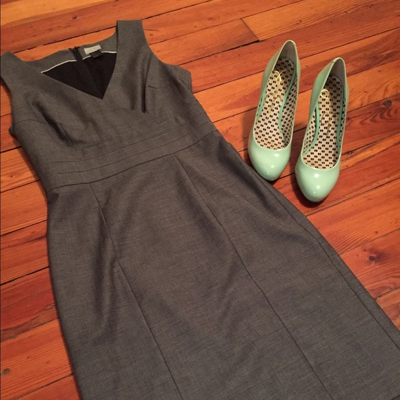 Grey H&M work dress