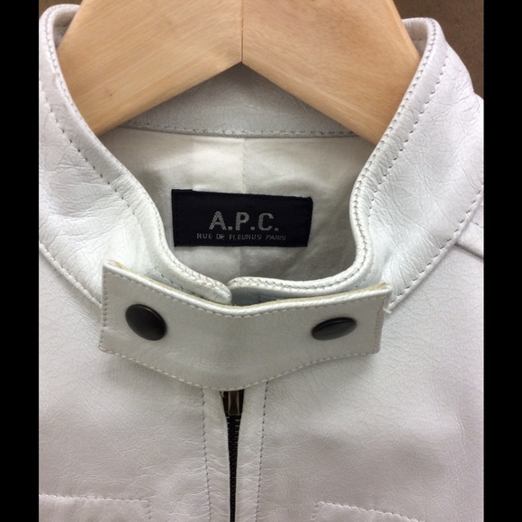 A.P.C. White leather jacket - Picture 3 of 3