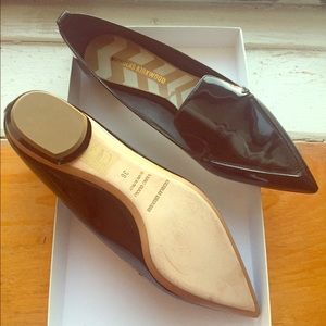 Signature black flats from Nicholas Kirkwood