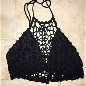 Crochet crop top size Small