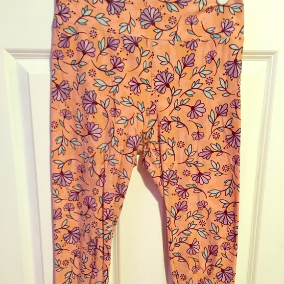 LulaRoe OS leggings EUC