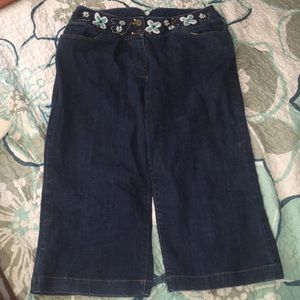 Bernardo Size 14 capris jeans