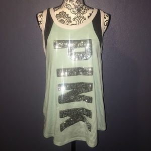 VS PINK MULTI TONE TOP