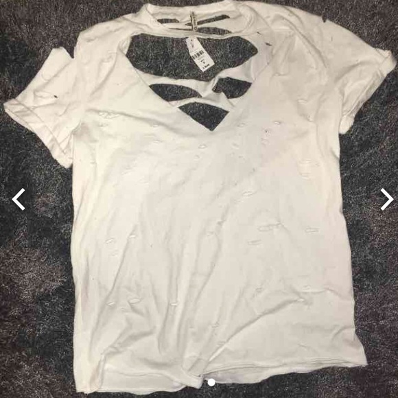 Lf white choker tee - Picture 3 of 4