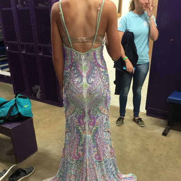 A formal Sherri Hill dress - Picture 3 of 4