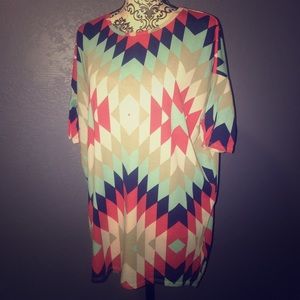 LuLaRoe Irma Multi Color Multi Patern