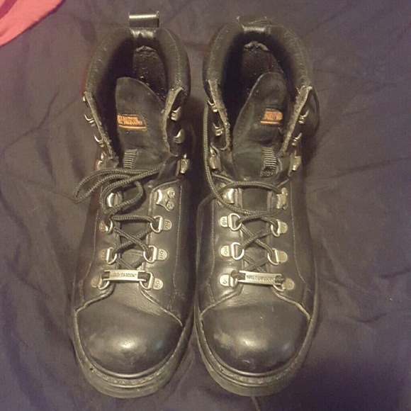 Women's Harley Davidson lace up boots