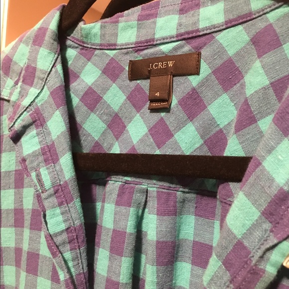 Jcrew Gingham Button Down - image 2