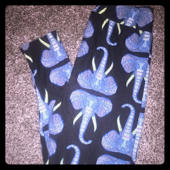 LuLaRoe Tall and Curvy Elephant Leggings