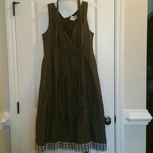 Brown Polka Dot Dress